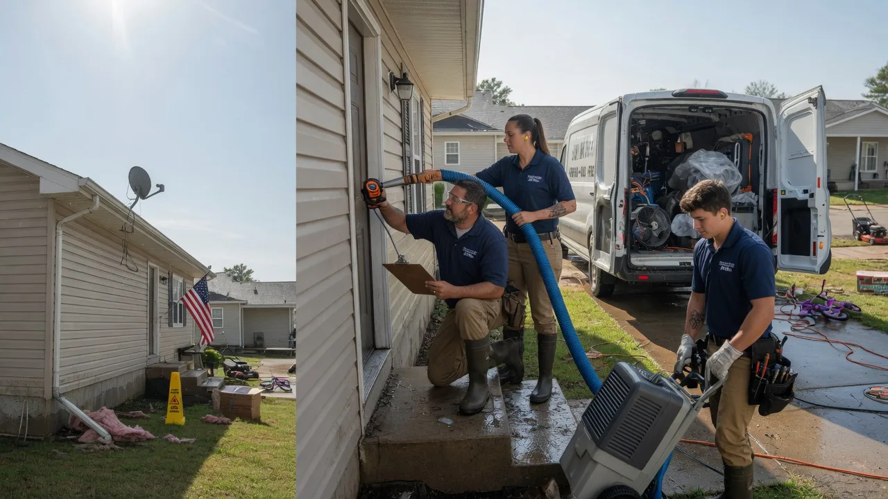 Ceiling Water Damage Restoration in Scottsville, NY near me